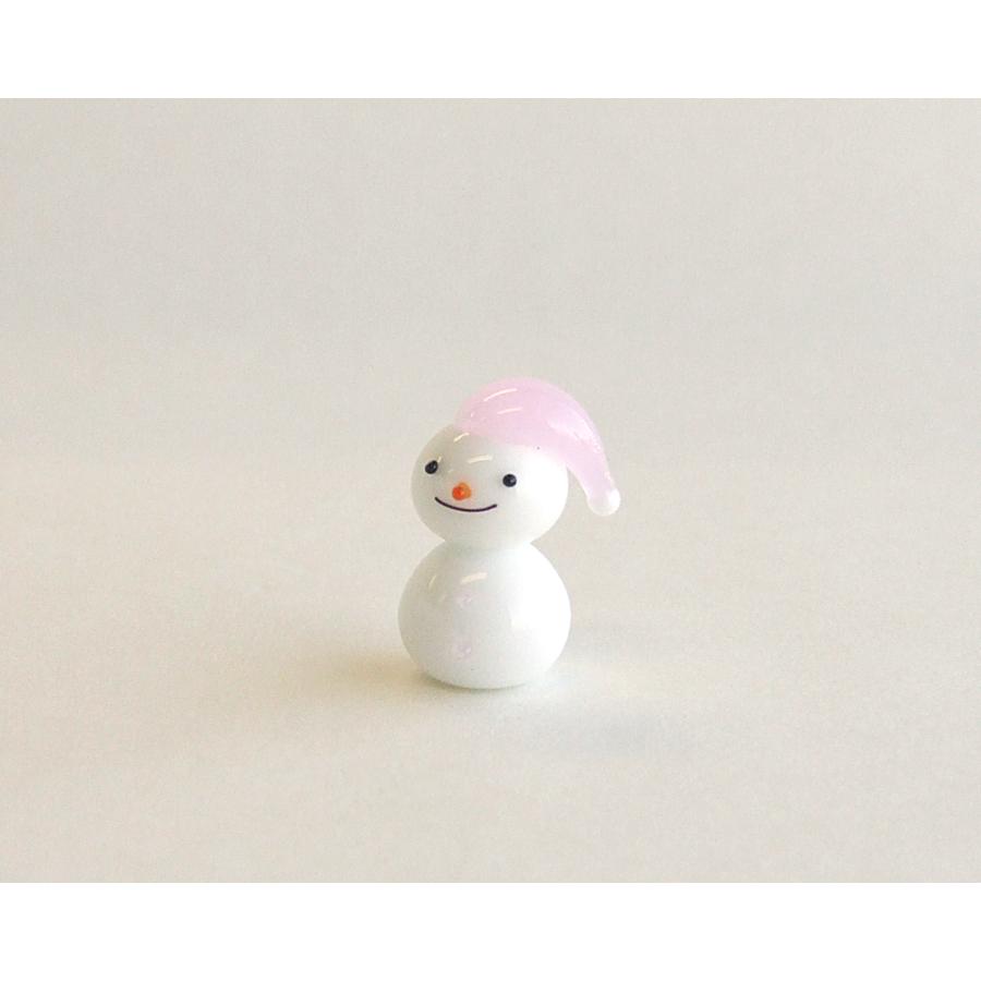 ガラス細工 クリスマス 冬 雪だるま スノーマン 冬の友達・スノーマン