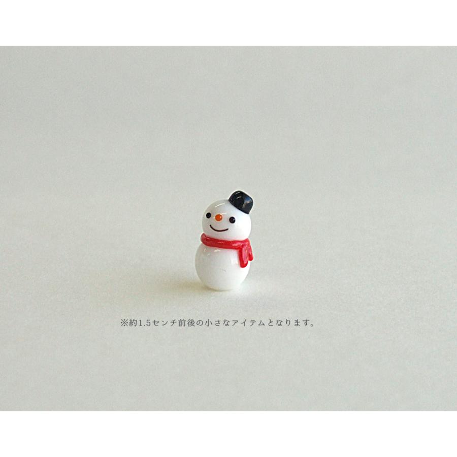 ガラス細工 ミニチュア 冬 雪だるま スノーマン クリスマス 冬の友達