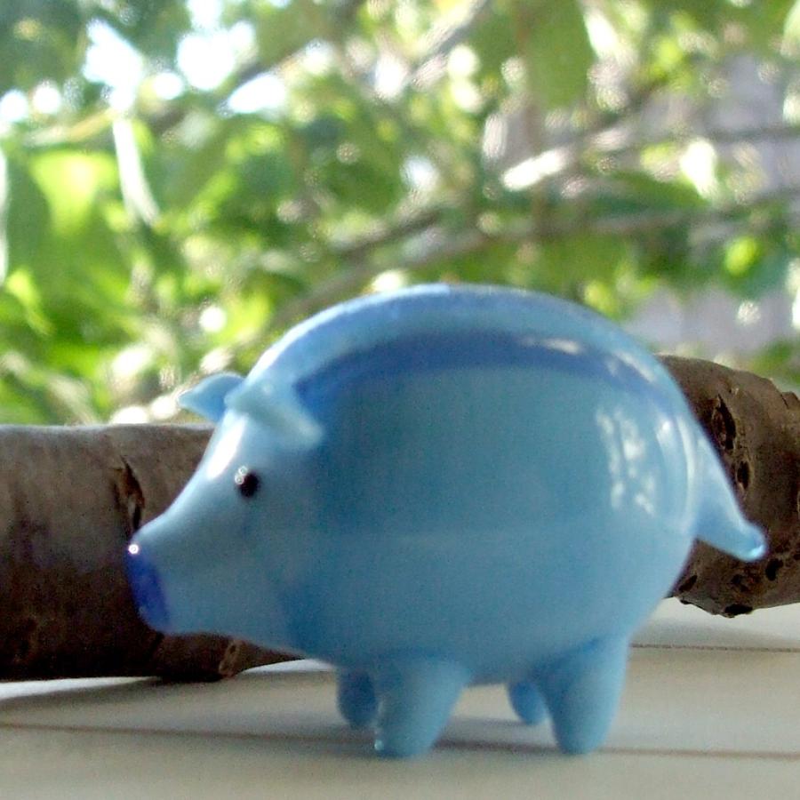 イノシシ　ガラス細工 イノシシガラス細工