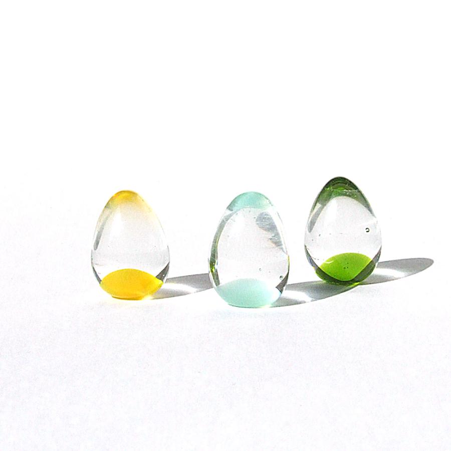 ガラス細工 イースターエッグ たまご インテリア小物 不思議なたまご