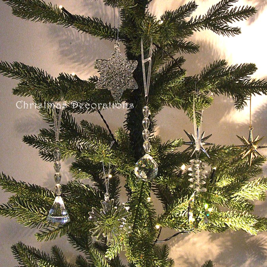 ガラス細工 クリスマス クリスマス雑貨 オーナメント置物 雪の結晶