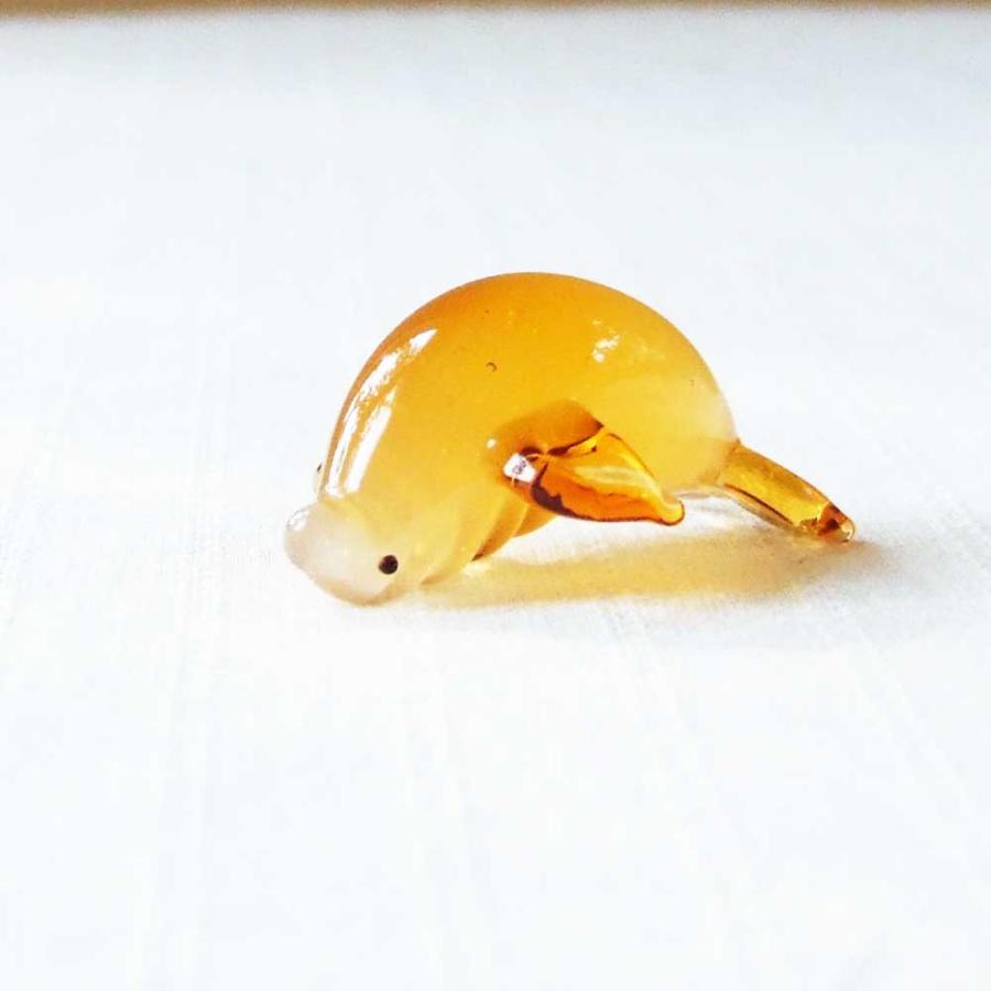 ガラス細工 ミニチュア 雑貨 置物 ジュゴン : ガラス細工 THE ガラス細工 ミニチュア 雑貨 置物 ジュゴン : ガラス細工 THE