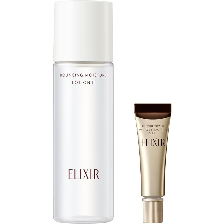 ELIXIR エリクシール トライアルセット 化粧水+リンクルクリーム 30mL+2.5g フェイスケアセット 保湿 旅行用 トラベル シュペリエル | 