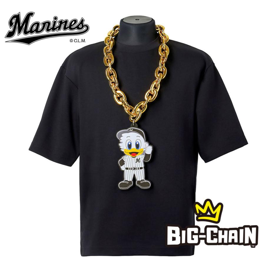 千葉ロッテマリーンズ承認 ビッグチェーンネックレス】応援グッズ 推し