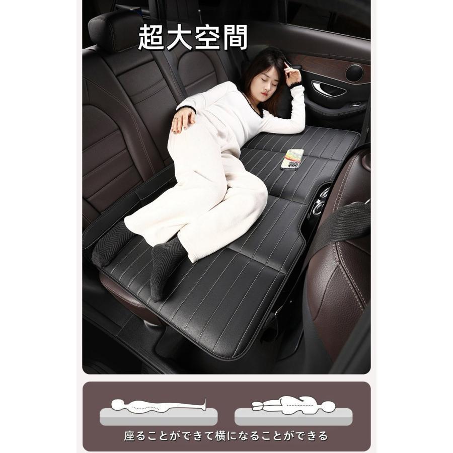 車中泊 ベッド マット 後部座席用 拡張マットレス 旅行用カーベッド 