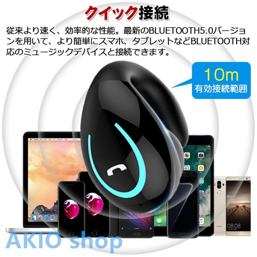 Bluetooth 5.0 ワイヤレスイヤホン、片 即納 イヤホン 耳を塞がない 片耳 ワイヤレス bluetooth 5.0