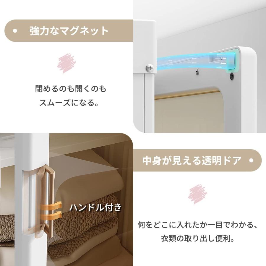 ワードローブ 収納 クローゼット 衣類ケース 収納ボックス 15box 衣類収納 おもちゃ収納 洋服収納 組み立て式 耐久性 ハンガーラック 大容量 送料無料の画像