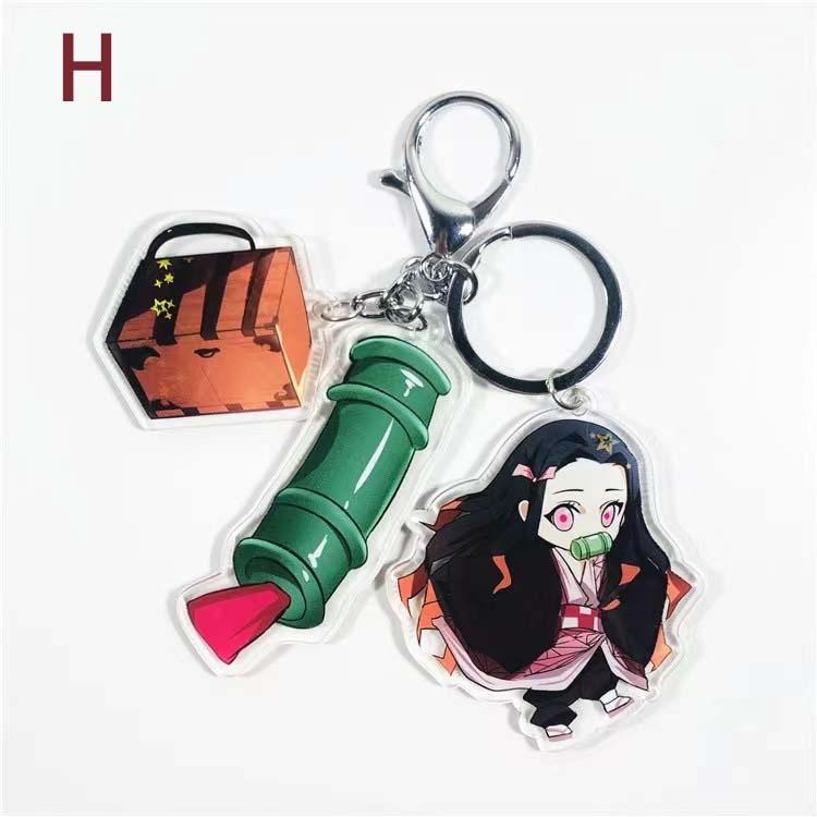 鬼滅の刃 刀剣デザイン 炭治郎 禰豆子 煉獄 キーホルダー 日輪刀 高