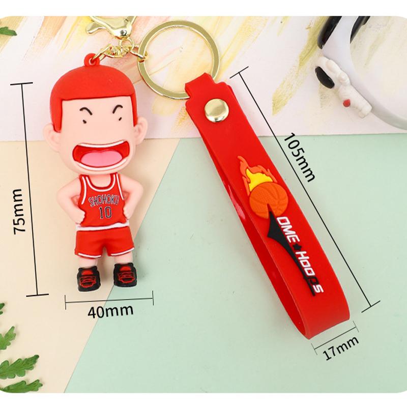 スラムダンク キーホルダー PVC 桜木花道 流川楓 宮城リョータ 三井寿