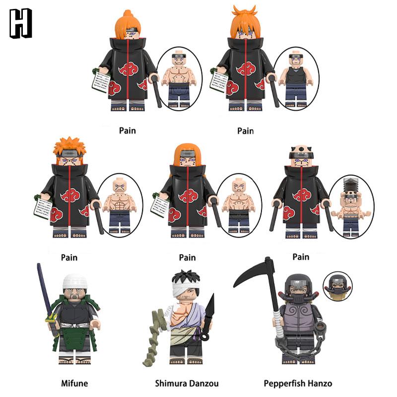 ナルト レゴ 8体セット レゴミニフィグ ブロック おもちゃ NARUTO