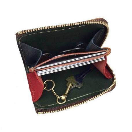 Lien 栃木レザーヴォーノl型カード コインケース 財布 日本製 通販激安