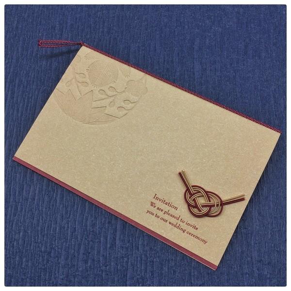 吉祥】結婚式 招待状 和 手作りキット（オーダーメイド印刷可