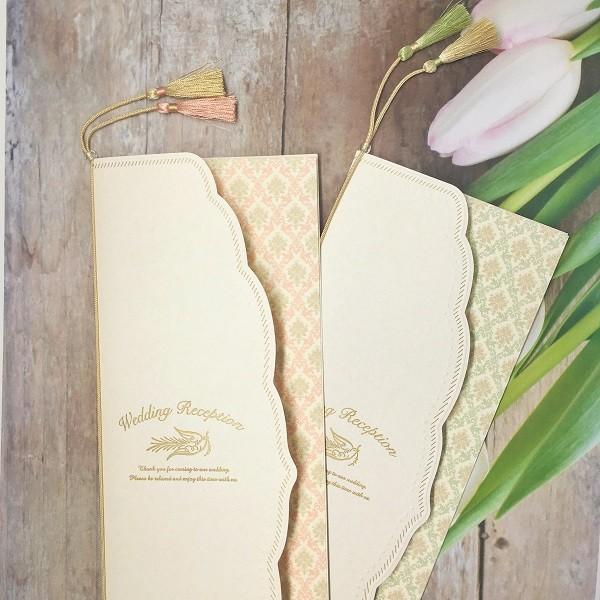 【フェリシア】結婚式 席次表 手作りキット （中紙 B4・A3） オーダーメイド印刷可 |  | 01