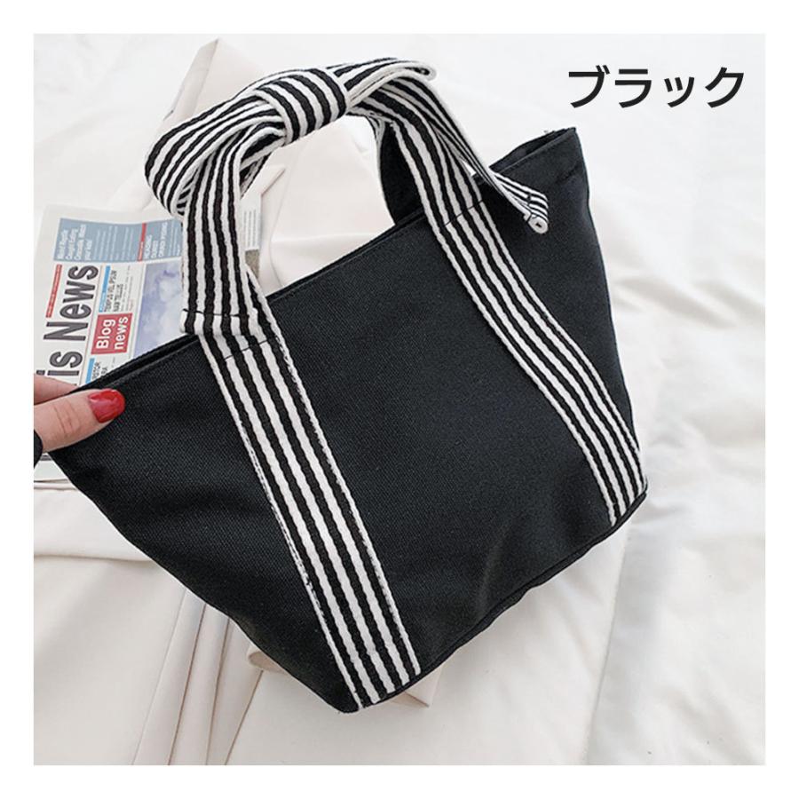 ミニトートバッグ レディース キャンバス ランチバッグ シンプル 軽量 大容量 通勤 通学 可愛い おしゃれ ポケット付き 帆布 手提げバッグ Bk 45 Joyparts Store 通販 Yahoo ショッピング