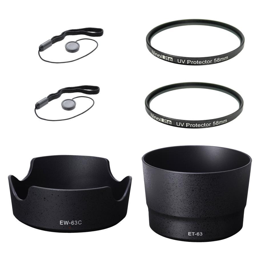 6点セット EW-63C & ET-63 互換 RF24-50mm F4.5-6.3 IS STM 対応