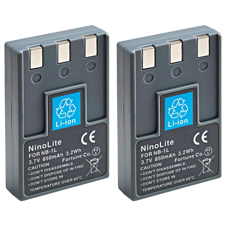 2個セット Canon キャノン NB-1L NB-1LH 互換バッテリー DIGITAL 300a 