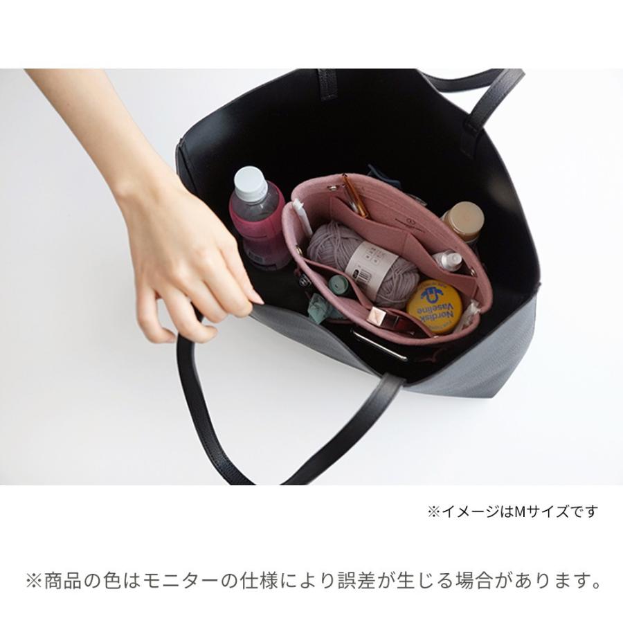 フェルト バッグインバッグ Mサイズ インナーバッグ 収納バッグ 持ち運び マザーズバッグ 軽量 旅行 プレゼント ギフト レディース メンズ | INVITE.L | 16