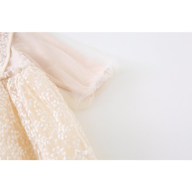 ベビー 服 ドレス 1歳 2歳 3歳 誕生日 ワンピース 長袖 80 90 100 110 120 レース フリル 女の子 | キッズ | 10