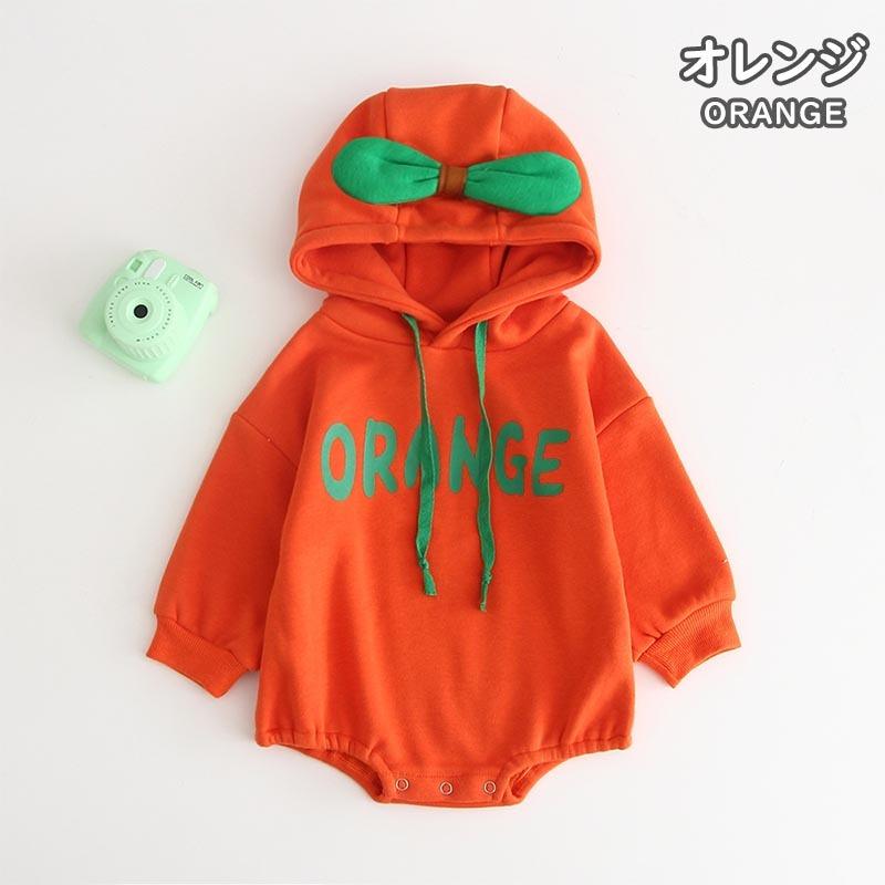 ベビー服 ロンパース おもしろ コスプレ 新生児 60 70 80 90 長袖 フルーツ カバーオール 足なし 赤ちゃん 出産祝い | キッズ | 08