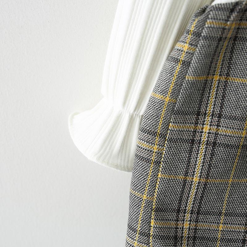 ベビー服 女の子 ワンピース 70 80 90 100 長袖 チェック柄 格子 大人っぽい 子供服 秋 春 女のコ服 | キッズ | 11