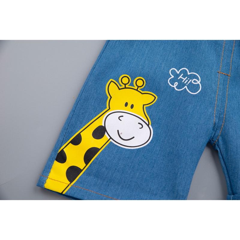 キッズ ベビー服 セットアップ Tシャツ キリン 動物 子供服 上下セット 男の子 女の子 夏 春 パンツ 80 90 100 110 |  | 10