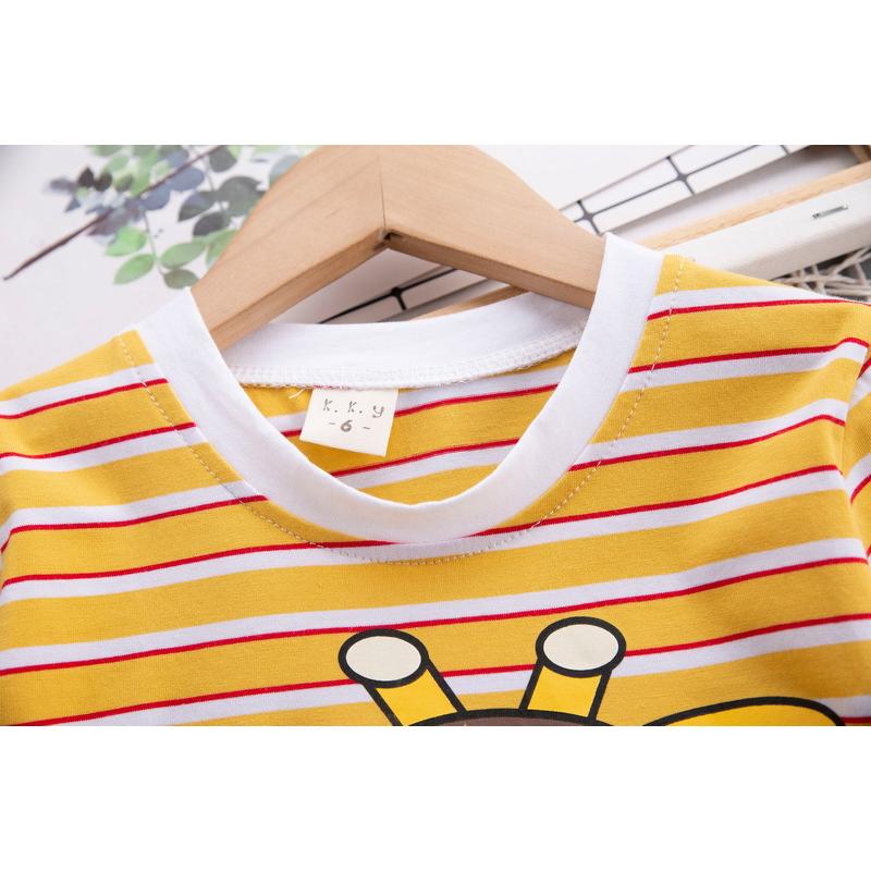 キッズ ベビー服 セットアップ Tシャツ キリン 動物 子供服 上下セット 男の子 女の子 夏 春 パンツ 80 90 100 110 |  | 05