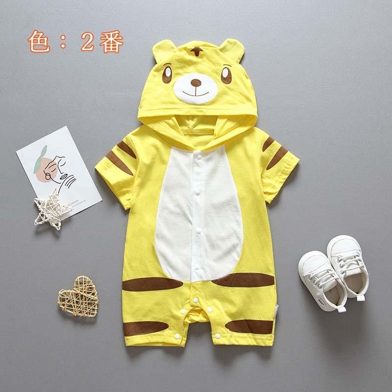 ロンパース 赤ちゃん夏服 ベビー服 半袖 60 70 80 90 動物 コスプレ 男の子 女の子 カバーオール 出産祝い | キッズ | 12
