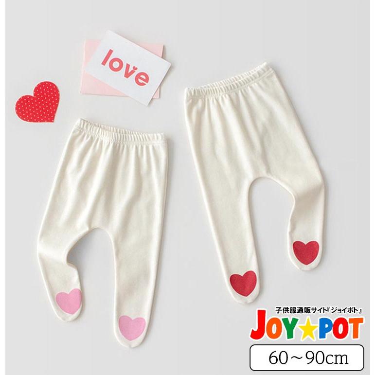 送料無料 ベビー服 子供服 男の子 女の子 レギンス ハート柄 安い 便利 が大特価 赤ちゃん 60cm 秋 80cm 2110 90cm 70cm 乳幼児 ストッキング 冬