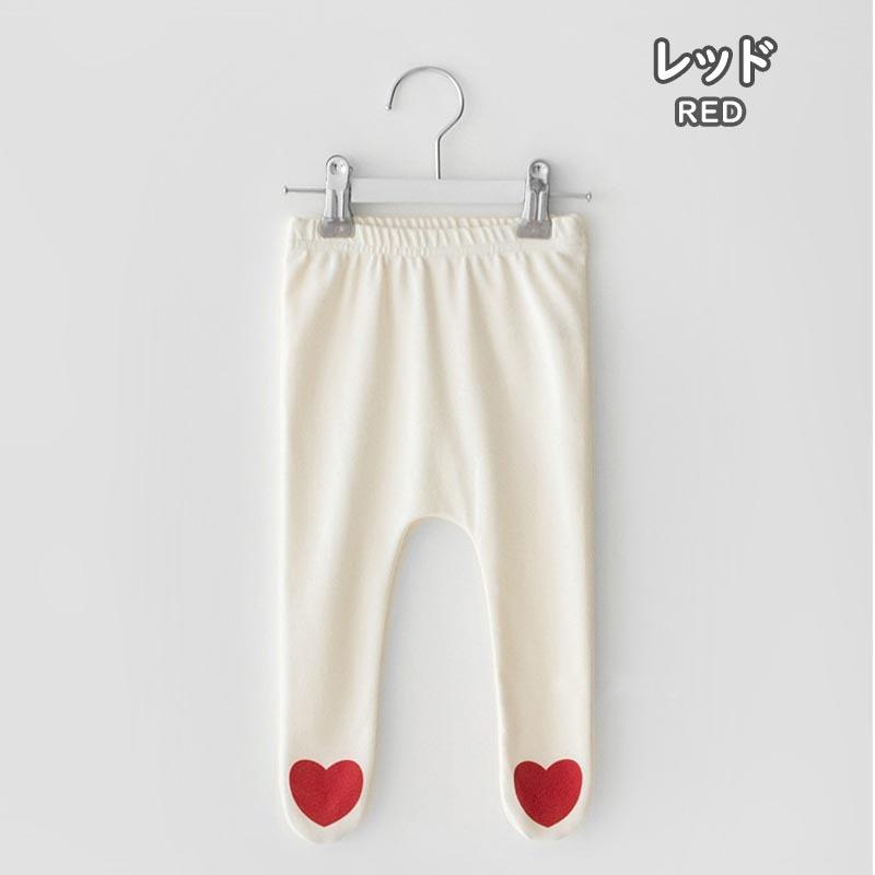 ベビー服 子供服 男の子 女の子 レギンス ハート柄 安い 赤ちゃん 乳幼児  秋冬 60 70 80 90 | キッズ | 06