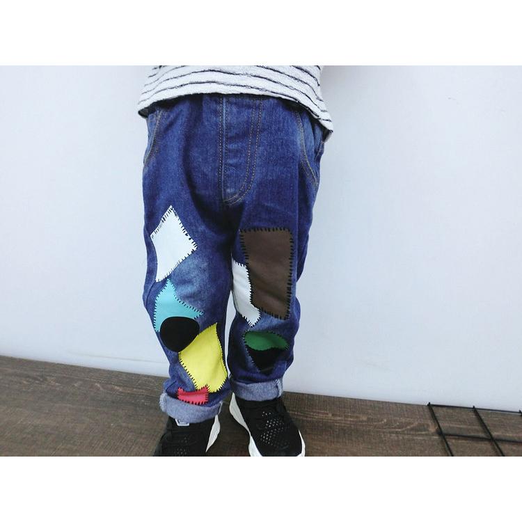 キッズ ズボン 子供服 ジュニア ボトムス ジーンズ  デニムパンツ 男の子 女の子 秋 冬 春 80 90 100 110 120 130 | キッズ | 08