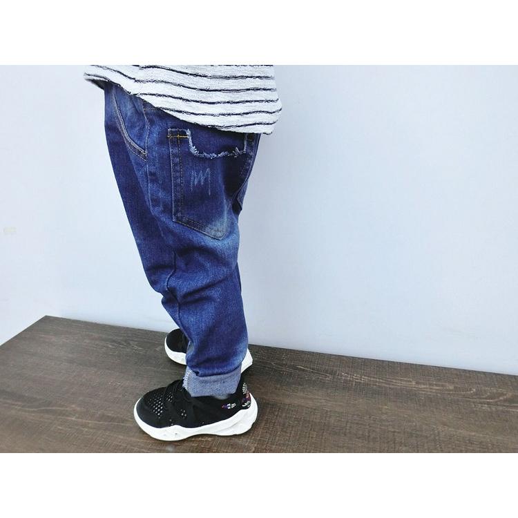 キッズ ズボン 子供服 ジュニア ボトムス ジーンズ  デニムパンツ 男の子 女の子 秋 冬 春 80 90 100 110 120 130 | キッズ | 09