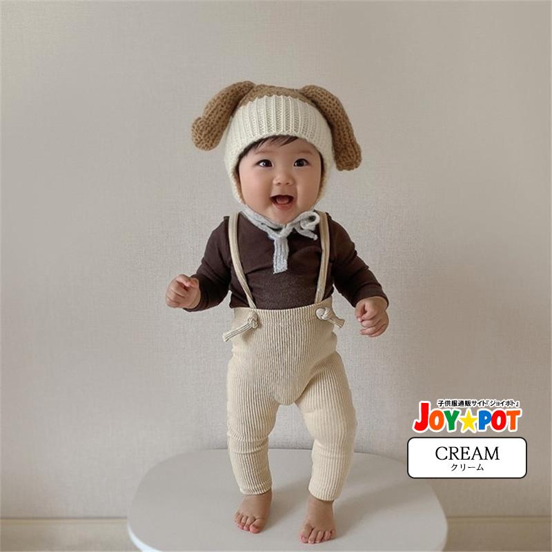 ベビー服 レギンス パンツ サスペンダー サロペット 無地 ハイウエスト 男の子 女の子 60 70 80 90 100 子供服 | キッズ | 11