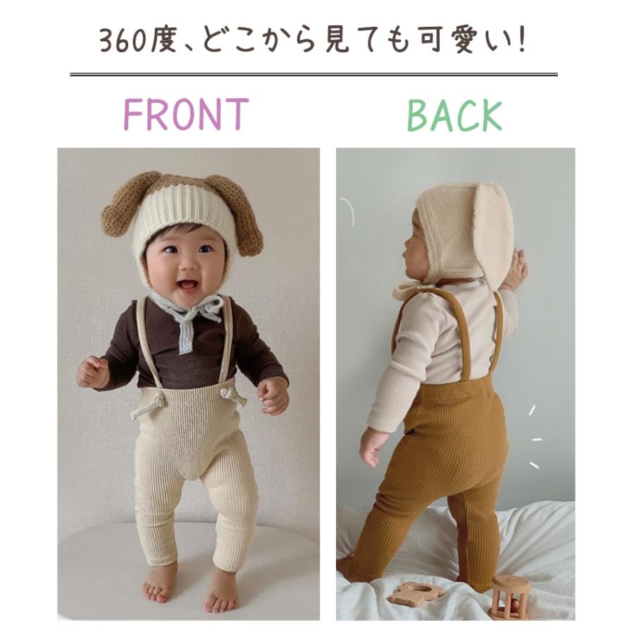 ベビー服 レギンス パンツ サスペンダー サロペット 無地 ハイウエスト 男の子 女の子 60 70 80 90 100 子供服 | キッズ | 09