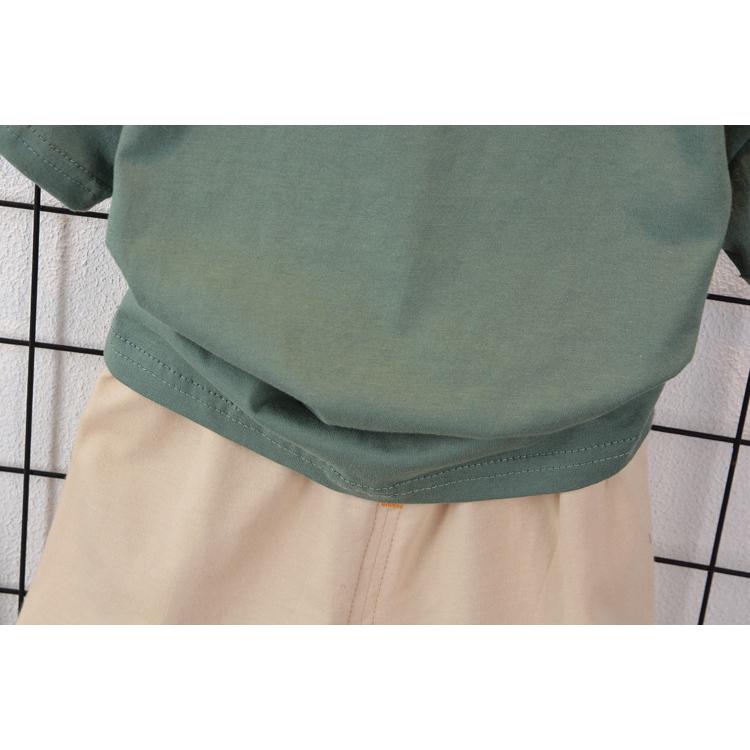 ベビー服 セットアップ Tシャツ 半袖 シンプル 子供服 上下セット 男の子 女の子 夏 春 パンツ 80 90 100 110 120 | キッズ | 08