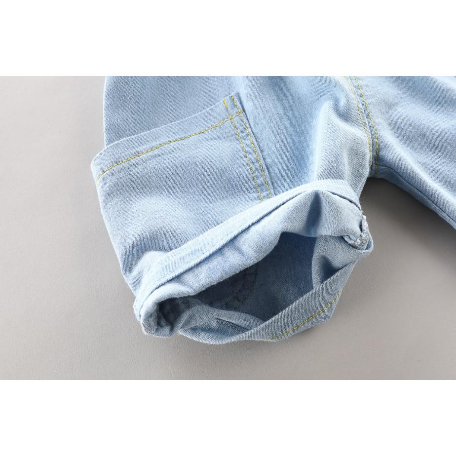 ベビー服 上下セット 男の子 女の子 夏 80 90 100 110 120 セットアップ Tシャツ 半袖 クマ くま 子供服 | キッズ | 13