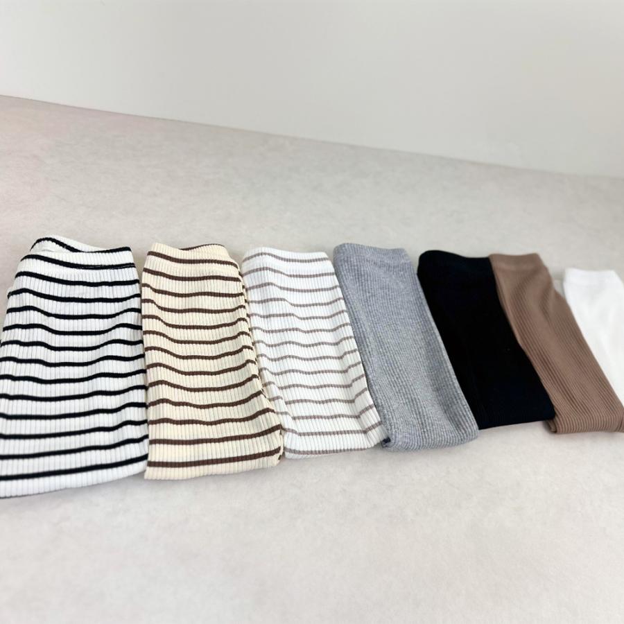 ベビー服 男の子 女の子 レギンス ボトムス ズボン 60 70 80 90 100 子供服 無地 ボーダー リブ 赤ちゃん 乳幼児 | キッズ | 19