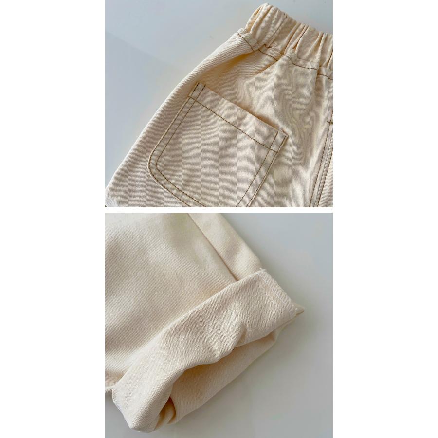 ベビー服 ズボン デニム 黒 青 白 ボトムス 70 80 90 100 110 120 男の子 女の子 赤ちゃん 乳幼児 子供服 | キッズ | 12