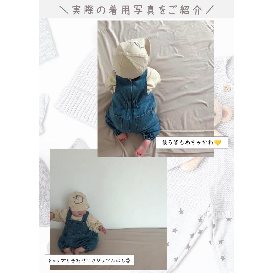 ベビー服 男の子 女の子 オーバーオール デニム サロペット 60 70 80 90 子供服 ゆったり 秋冬 | キッズ | 04