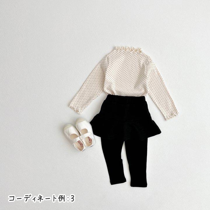 キッズ ベビー服 Tシャツ ブラウス 長袖 花柄 ドット柄 秋服 春服 子供服 女の子 80 90 100 110 120 130 | キッズ | 11