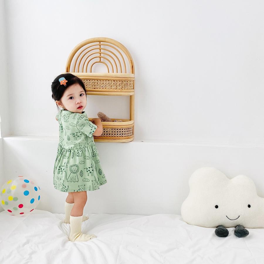 ベビー 服 ワンピース チュニック 動物 果物 夏 1歳 2歳 3歳 誕生日 半袖 70 80 90 100 110 女の子 | キッズ | 21
