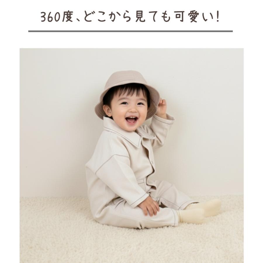 ベビー服 ロンパース つなぎ デニム 長袖 子供服 秋 冬 かわいい 男の子 女の子 70 80 90 100 |  | 04