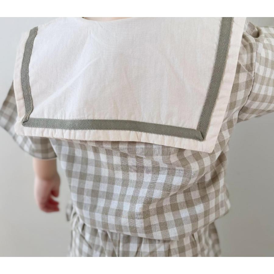 子供服 上下セット 男の子 ベビー服 セットアップ 女の子 シャツ チェック柄 レトロ 夏 春 パンツ 70 80 90 100 | キッズ | 10