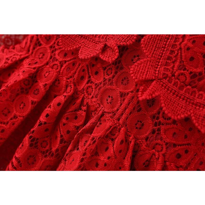 ベビー服 ワンピース 長袖 レース ドレス 女の子 80 90 100 110 赤ちゃん 子供服 セレモニー | キッズ | 05