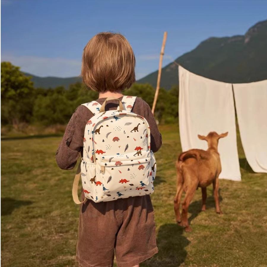 キッズ リュック 北欧 花柄 恐竜 9L 13L 通園 通学 幼稚園 保育園 小学生 軽量 防水 ハーネス付き | キッズ | 13