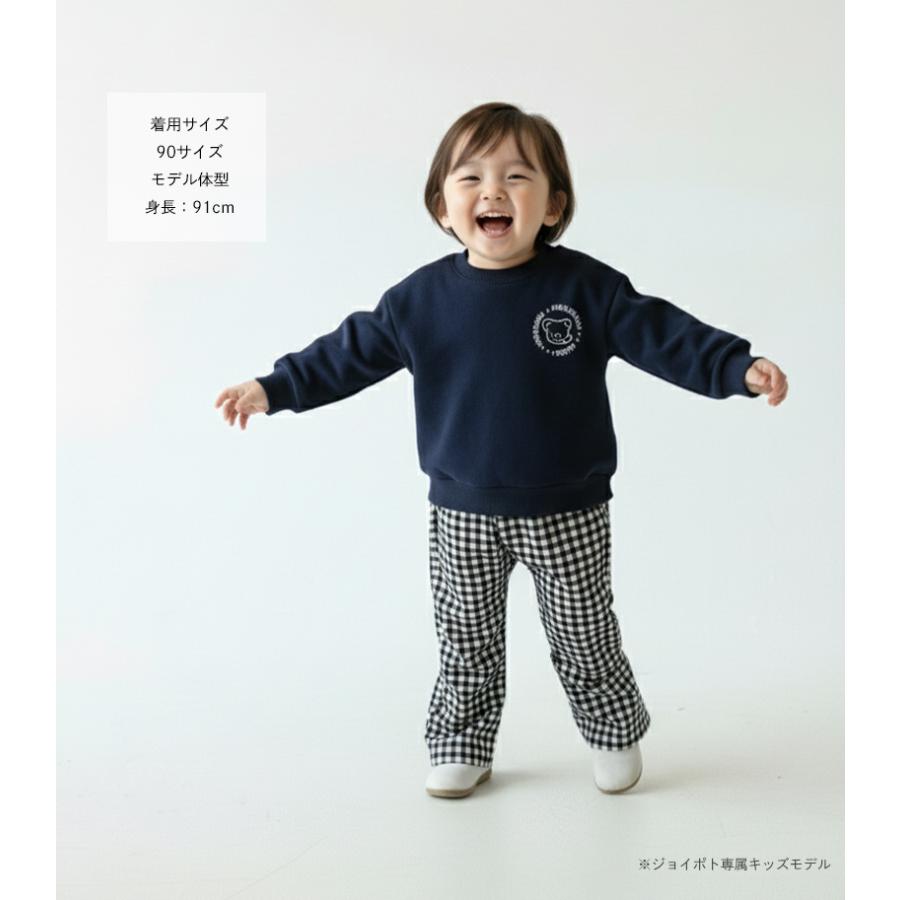 ベビー服 フレアパンツ レギンス スリムフレア ドット チェック 女の子 70 80 90 100 110 子供服 | キッズ | 09