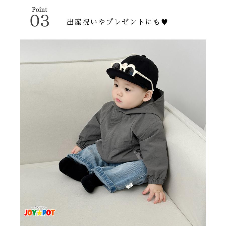 ベビー服 アウター ジャケット 韓国風 シャカシャカ 軽量 長袖 男の子 70 80 90 100 子供服 | キッズ | 03