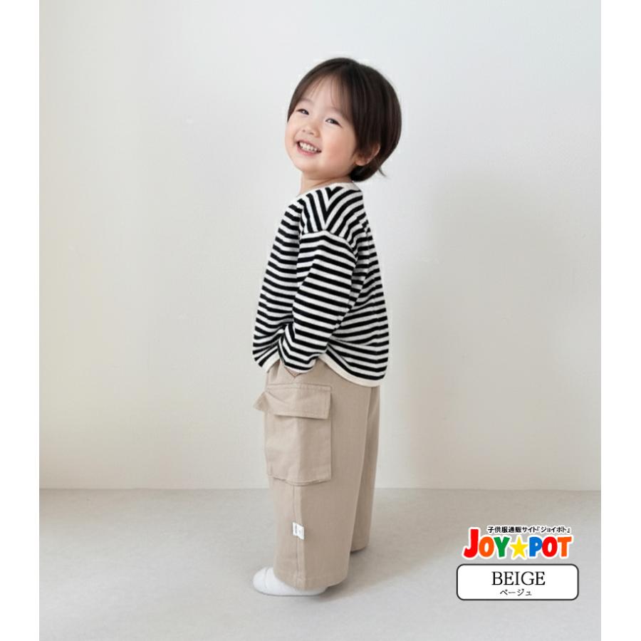 ベビー服 ワイドパンツ ゆったり 無地 ズボン 韓国風 男の子 70 80 90 100 110 子供服 | キッズ | 05