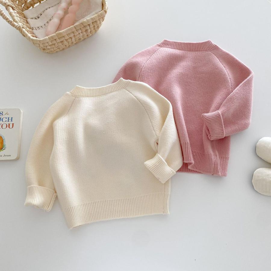 ベビー服 ニット トレーナー うさぎ 刺繍 長袖 韓国風 トップス 女の子 70 80 90 100 110 子供服 | キッズ | 06