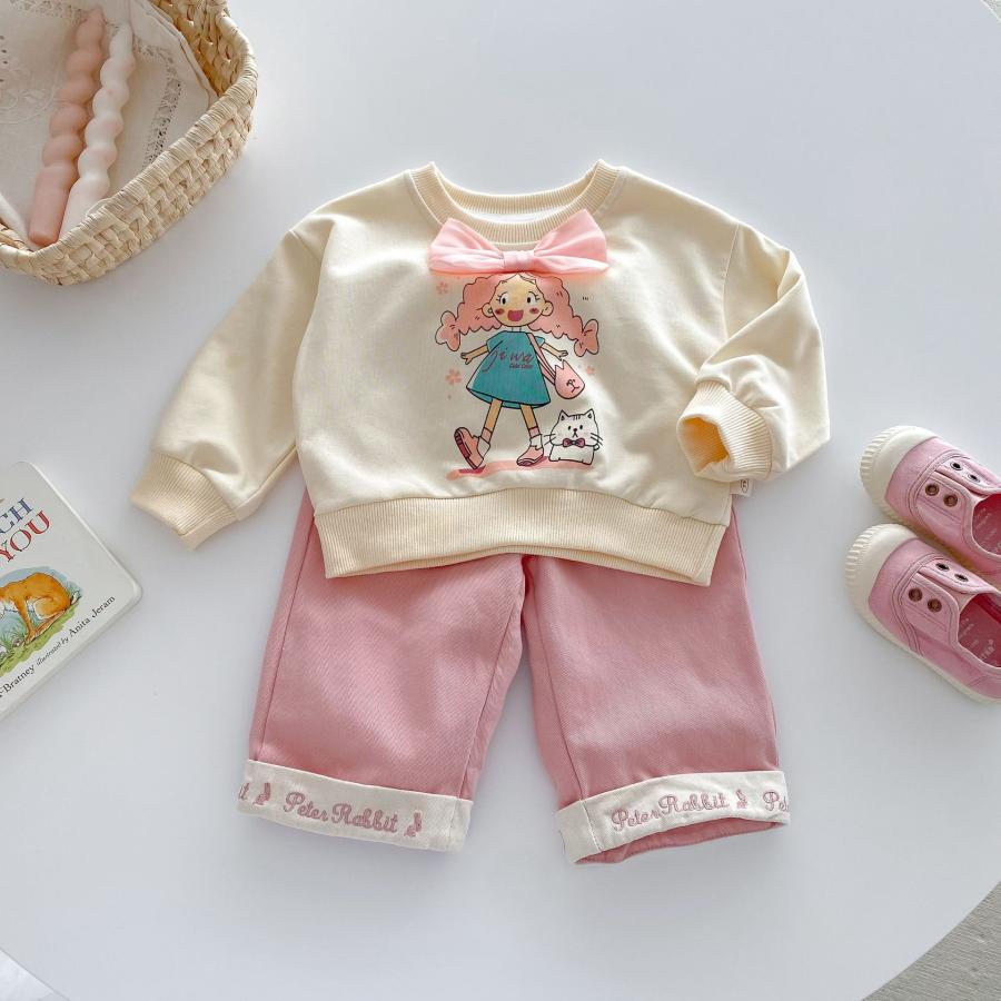 ベビー服 パンツ ズボン 韓国風 レース 花柄 アニマル ワイド 女の子 70 80 90 100 110 子供服 | キッズ | 12