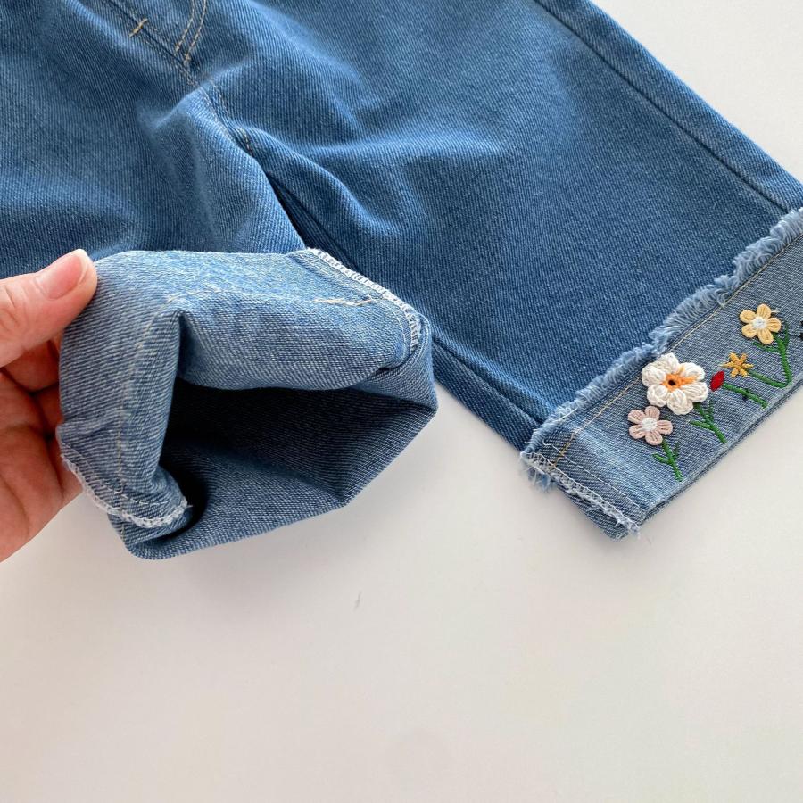 ベビー服 パンツ ズボン 韓国風 レース 花柄 アニマル ワイド 女の子 70 80 90 100 110 子供服 | キッズ | 07